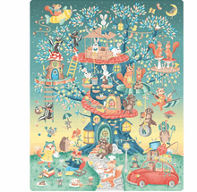 Load image into Gallery viewer, EurekaKids Forest Neighbours Puzzle 54pc puzzle
