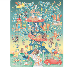Load image into Gallery viewer, EurekaKids Forest Neighbours Puzzle 54pc

