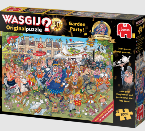 Wasgij Original Puzzle #40 25th Anniversary Garden Party 1000pc