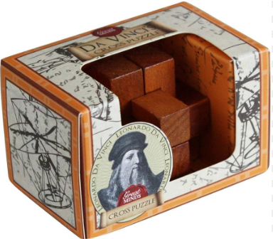 Professor Puzzle Da Vinci's Cross Mini Puzzle Puzzle