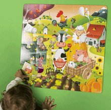 Load image into Gallery viewer, EurekaKids Eco Farm Textures Puzzle 20pc puzzle
