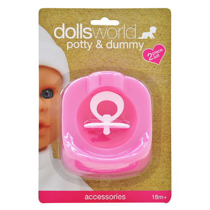 Dolls World Potty & Dummy Set Doll