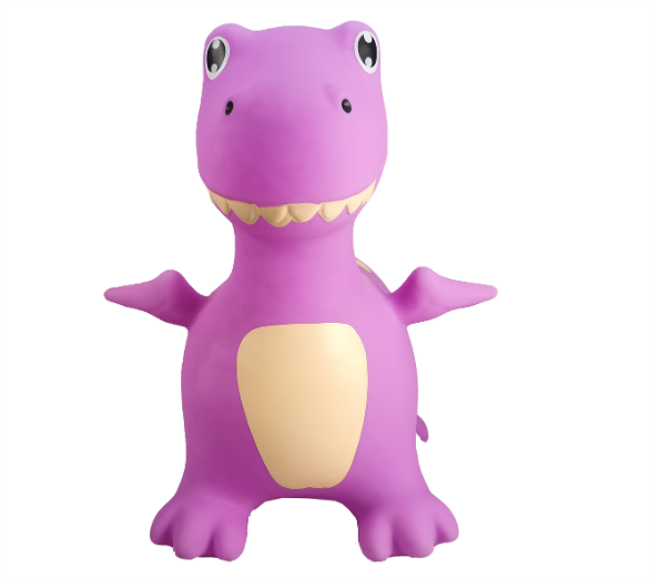 Kaper Kidz Bouncy Rider Periwinkle T-Rex Ride On