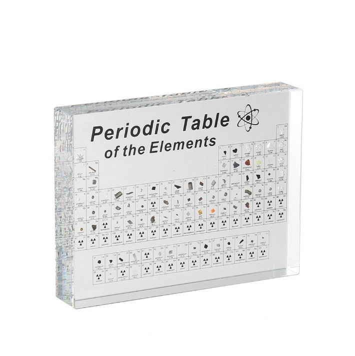 Perodic Table of Elements Resin Tablet Science & Technology