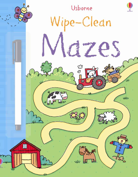 Wipe Clean Mazes Book Children's Book