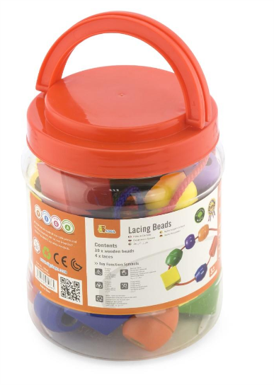 Viga Lacing Beads Learning Aid