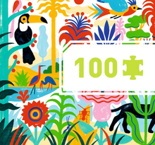 Load image into Gallery viewer, Djeco 100pc Jungle Gallery Puzzle
