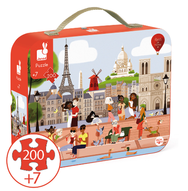 Janod Paris Puzzle 200pc Puzzle