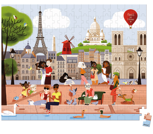 Janod Paris Puzzle 200pc Puzzle