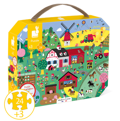 Janod Farm Observation Puzzle 24pc Puzzle