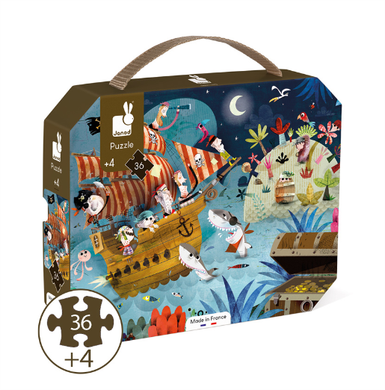 Janod Treasure Hunt Puzzle 36pc Puzzle