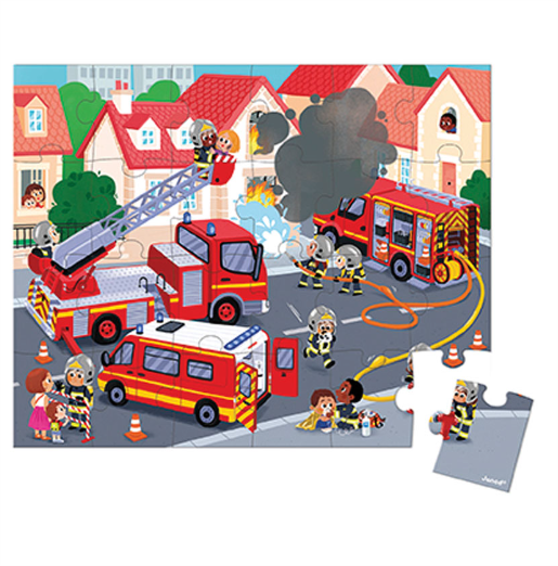 Janod Fireman Puzzle 24pc Puzzle
