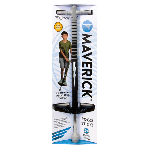 Flybar Maverick Pogo Stick Black Lightning Outdoor Play