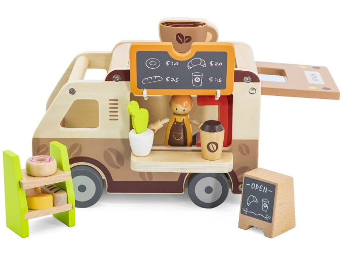 Viga Toys Coffee Truck Transport