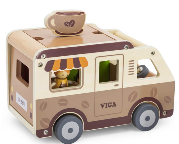 Viga Toys Coffee Truck Transport