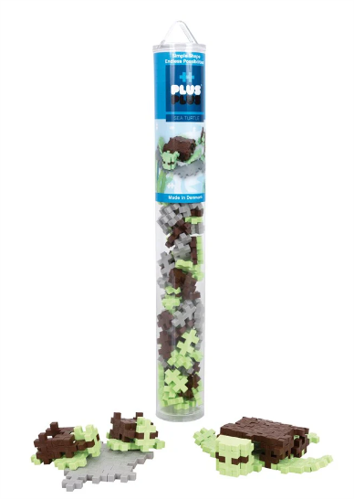 Plus-Plus 100pc Tubes Assorted Sea Turtle Construction