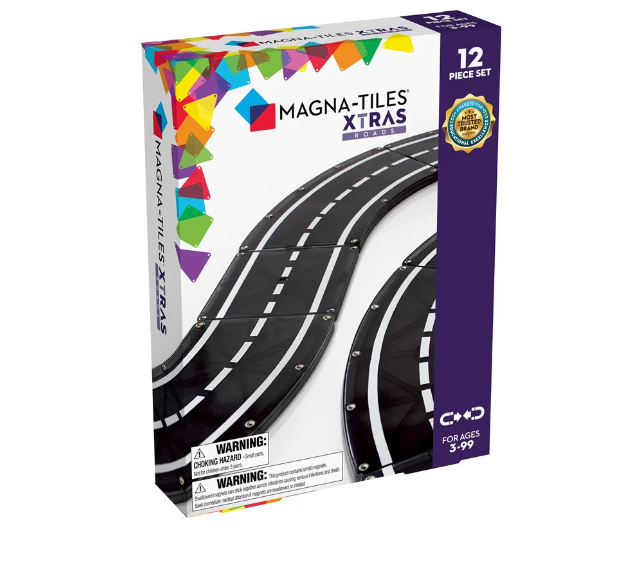 Magna Tiles Xtras Roads 12pc magnetic toy