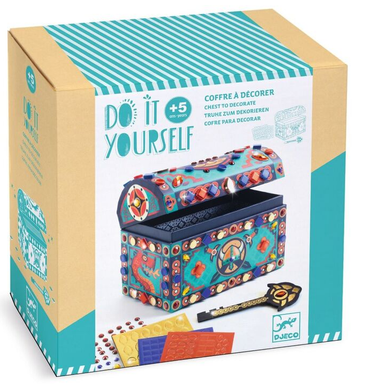 Djeco DIY Treasure Chest with decorations