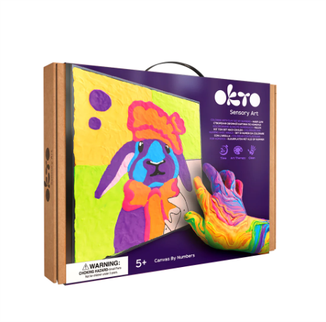 Okto Bunny Colouring wtih Clay Set 29cm x 29cm Art & Craft Kits