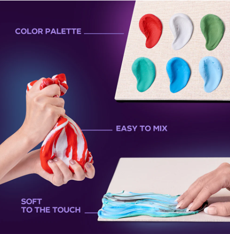 Okto Sensory Art Creative Set Koi Carps 30cm x 40cm Art & Craft Kits