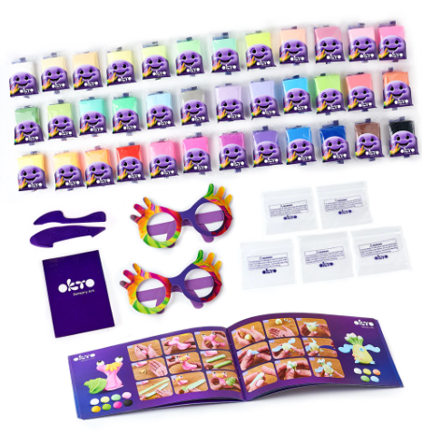 Okto Sensory Art 36 Colour Air Clay Creative Set Art & Craft Kits