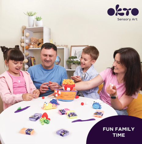 Okto Sensory Art 36 Colour Air Clay Creative Set Art & Craft Kits