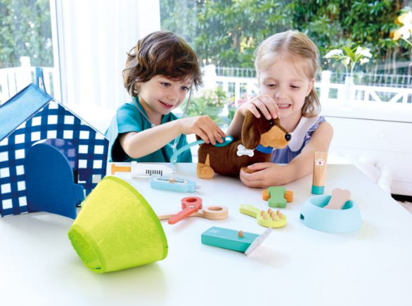 Hape Puppy Care Clinic Vet Set
