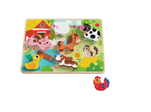 Load image into Gallery viewer, Tooky Toys Chunky Puzzles assorted
