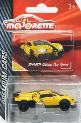 Majorette Premium Car Bugatti Chiron Pur Sport toy car