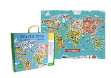 Load image into Gallery viewer, Tooky Toys World Map Jigsaw Puzzle 500pc
