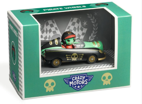 Djeco Crazy Motors Pirate Wheels Transport