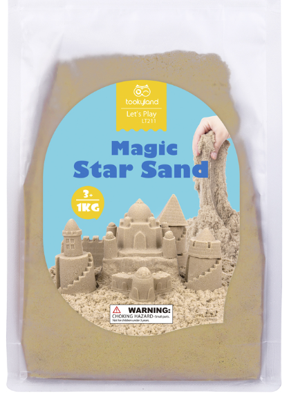 Tooky Toys Magic Star Sensory Sand 1kg Art & Craft Kits