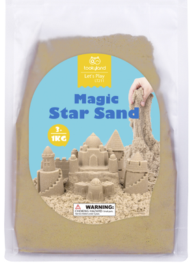 Tooky Toys Magic Star Sensory Sand 1kg Art & Craft Kits