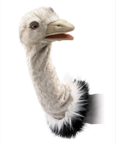 Folkmanis Ostrich Stage Puppet puppets