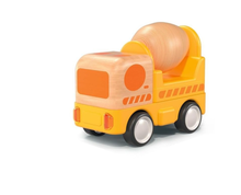 Load image into Gallery viewer, Wanborns Wooden Friction Concrete Mixer Truck with Light and Sound
