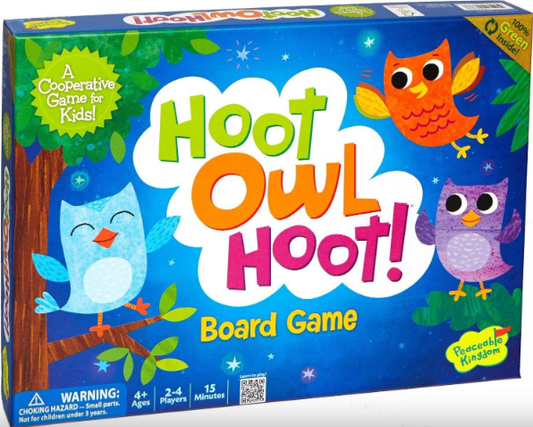Peaceable Kingdom Hoot Owl Hoot! Board Game