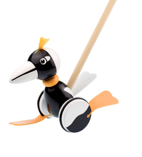 Load image into Gallery viewer, Kaper Kidz Push Along Magpie
