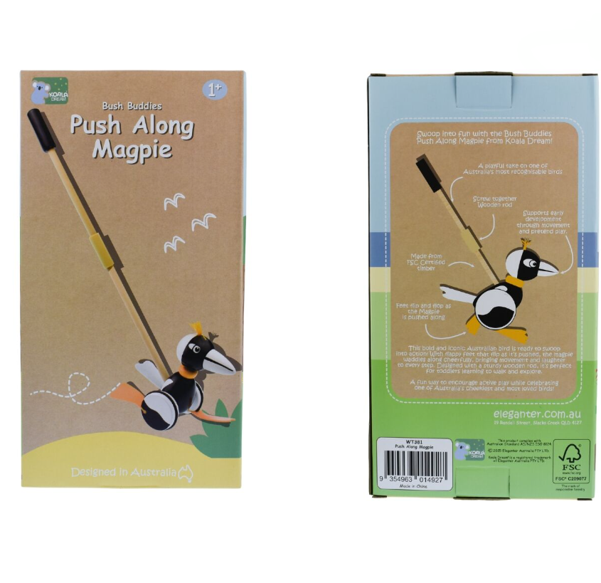 Kaper Kidz Push Along Magpie