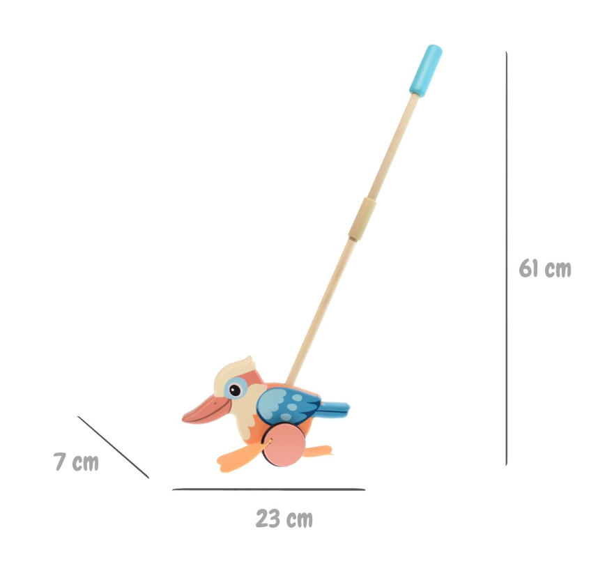 Kaper Kidz Push Along Kookaburra