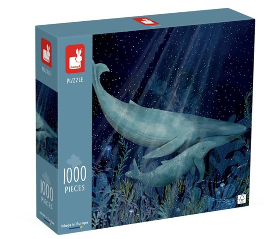 Janod Whales In The Deep Puzzle 1000pc