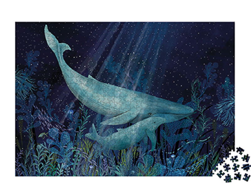 Janod Whales In The Deep Puzzle 1000pc
