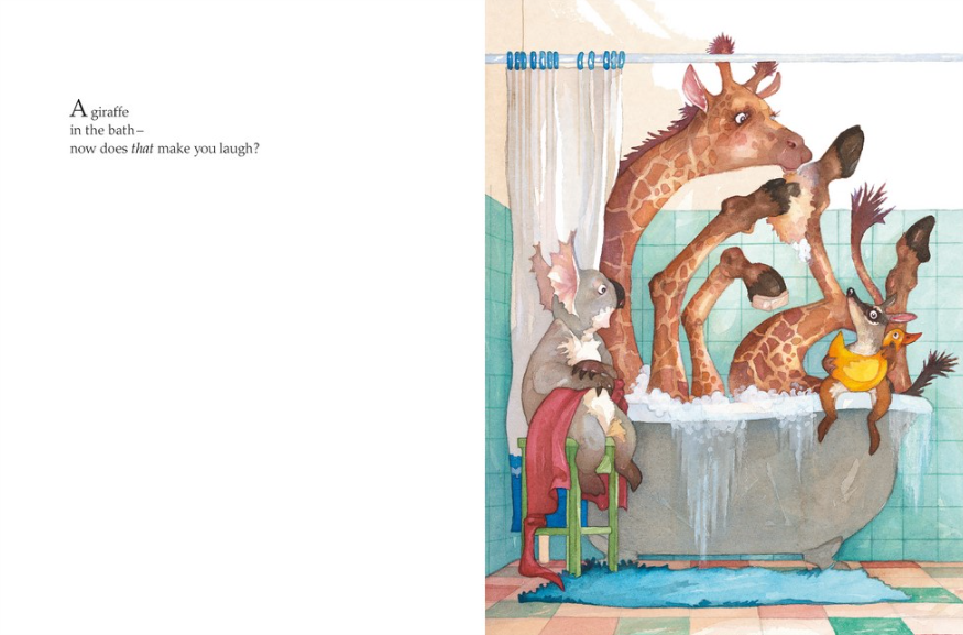 A Giraffe In The Bath by Mem Fox & Olivia Rawson book
