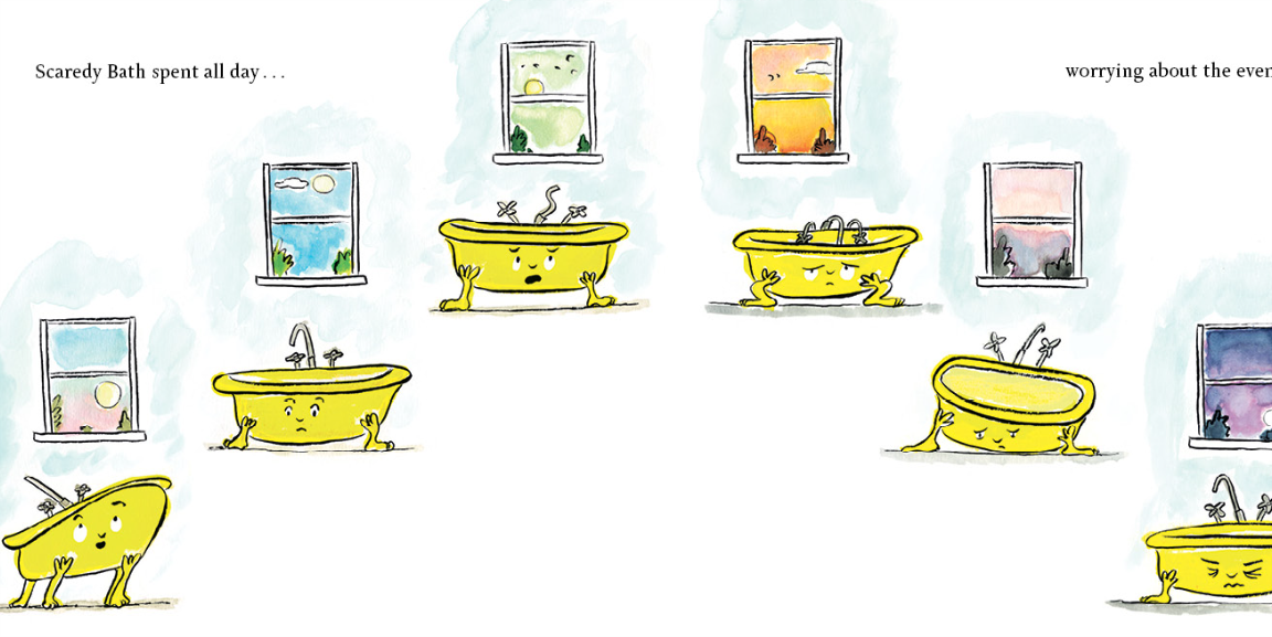 Scaredy Bath by Zoe Foster Blake book