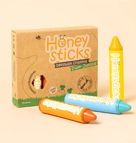 Honey Sticks Super Jumbo Crayons 6pk Art & Craft
