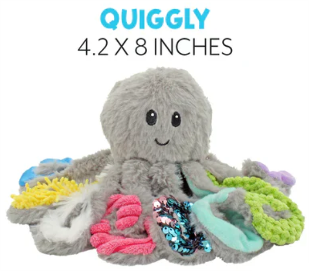 Meavia Sensory Weighted Plush Quiggly The Octopus MINI