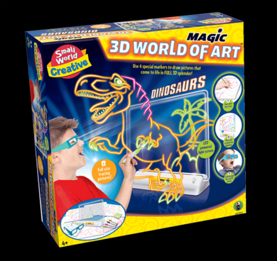 Small World Creative Magic 3D World of Art Dinosaurs Art & Craft