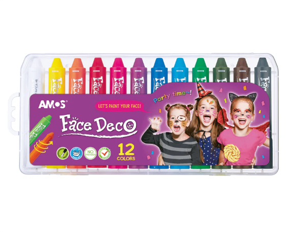 Amos Face Deco 12 Pack Art & Craft