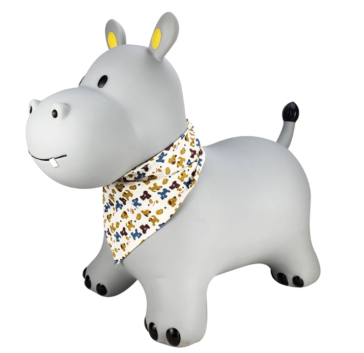 Kaper Kidz Bouncy Rider Pebbles the Hippo Ride On