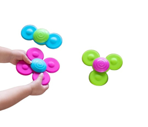 Fat Brain Toys Whirly Squigz Baby Activity Toys