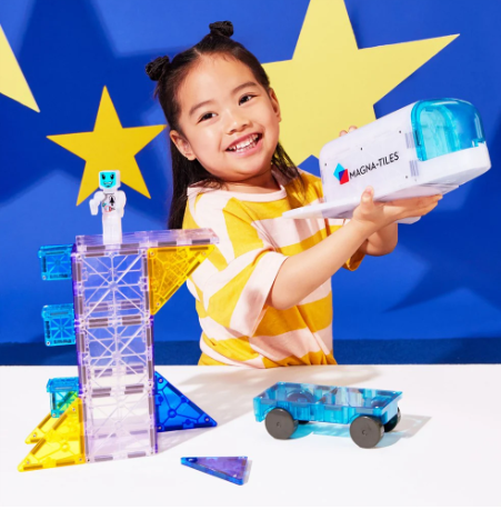Magna Tiles Space & MicroMAGS 32pc Set magnetic blocks